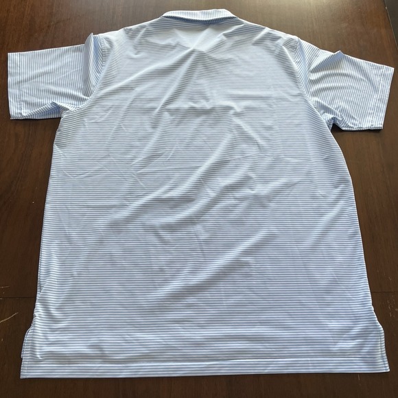 Peter Millar Summer Comfort Polo Men's XXL 2XL Blue Stripe Golf Casual Dadcore - Picture 8 of 8